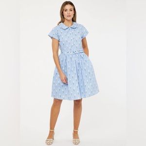 Horrockses Fashions X Joanie - Nell Tulip Print Shirt Dress